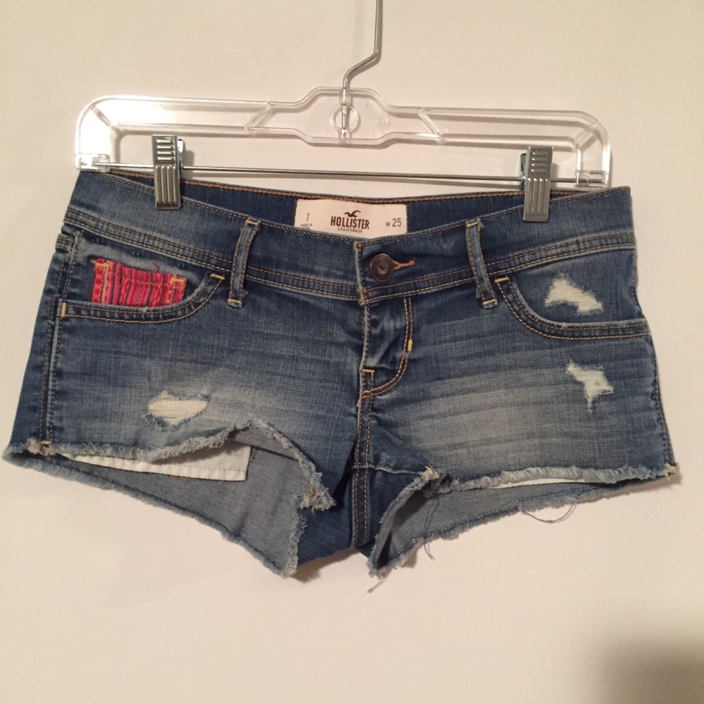 Hollister jean shorts